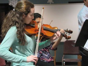 Violinist Courtney Udan