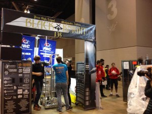 the Black Knights Booth at Worlds!