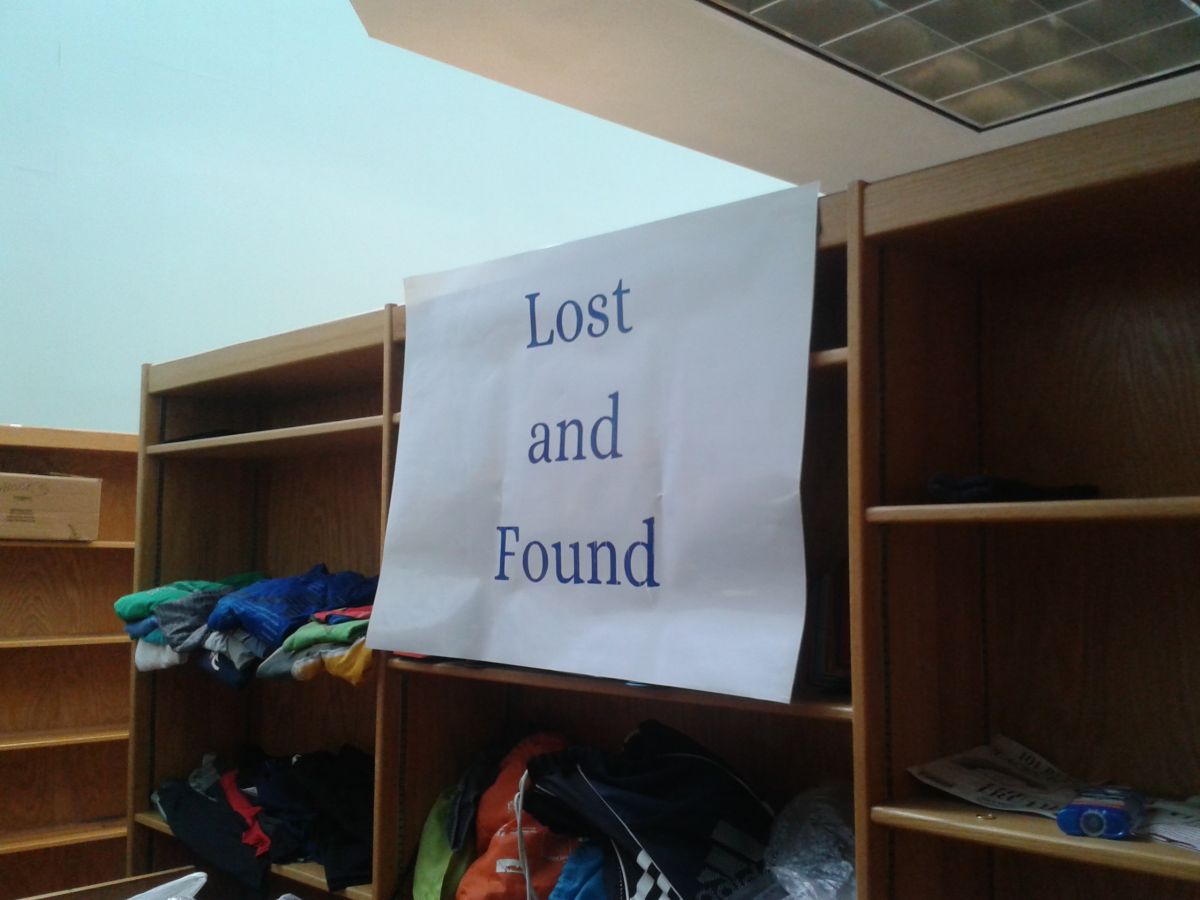 Lost and Found reminder: Label your things! - Hill Elementary